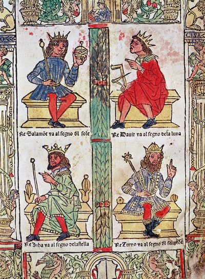 King David, Solomon, Luba and Turnis, from 